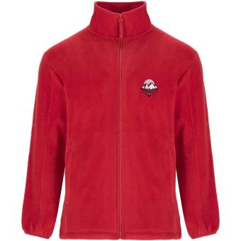 Artic men's full zip fleece jacket, red Red | L
