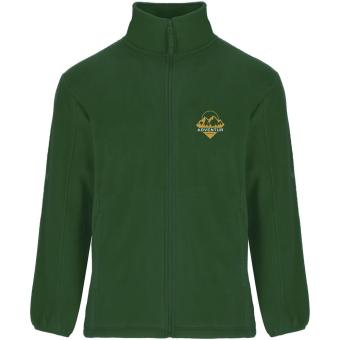 Artic men's full zip fleece jacket, dark green Dark green | L