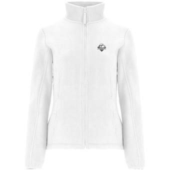 Artic women's full zip fleece jacket, white White | L