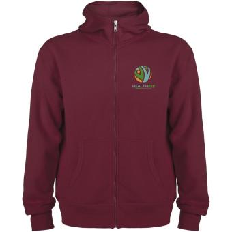 Montblanc 280 g/m² unisex full zip hoodie, cardinalred Cardinalred | XS