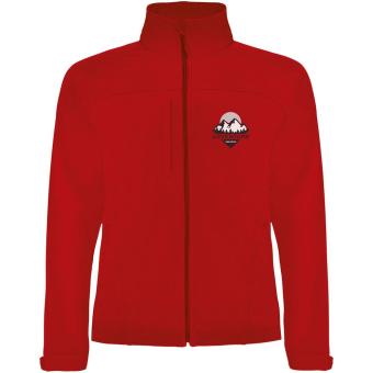 Rudolph unisex softshell jacket, red Red | L