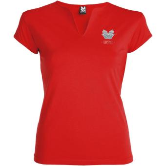 Belice short sleeve women's t-shirt, red Red | L