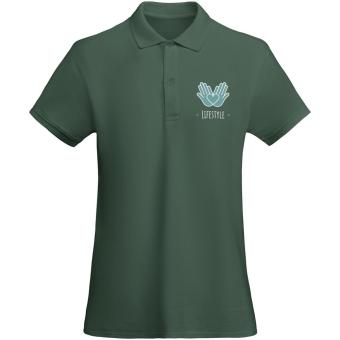Prince organic cotton short sleeve women's polo, dark green Dark green | L