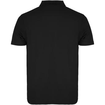 Austral short sleeve unisex polo, black Black | L