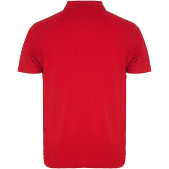 Austral short sleeve unisex polo, red Red | L