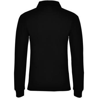 Estrella Langarm Poloshirt für Damen, schwarz Schwarz | L