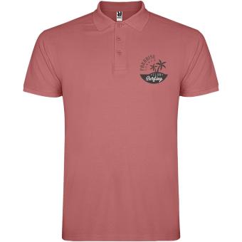 Star 200 g/m² short sleeve men's polo, chrysanthemum red Chrysanthemum red | XS