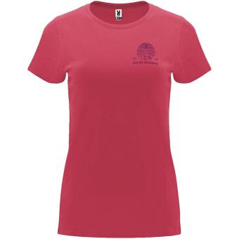 Capri T-Shirt für Damen, Chrysantheme Rot Chrysantheme Rot | L