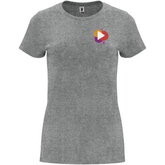 Capri short sleeve women's t-shirt, grey marl Grey marl | L