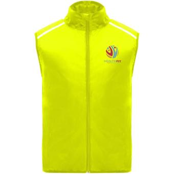 Jannu leichte Laufweste Unisex, Fluo-Gelb/Schwarz Fluo-Gelb/Schwarz | XS