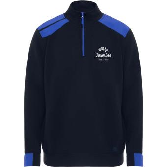Maverick 280 g/m2 men's half zip sweater, royal/blue Royal/blue | L