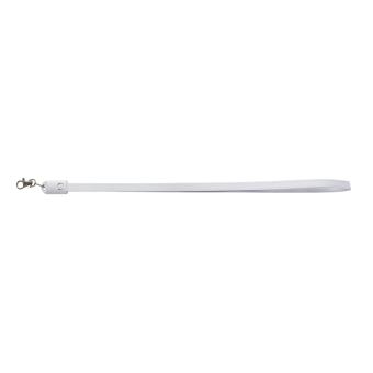 2-in-1 Cable Lanyard White