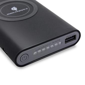 Powerbank Magnus mit Wireless Charger Schwarz | 8000 mAh