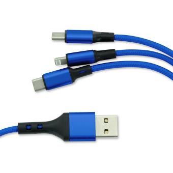 Charging Cable TriConnect Blue