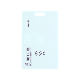 Smart Tracker Card für Apple & Android – Wiederaufladbare Tracker-Karte für Geldbörse & Kartenetui Weiß
