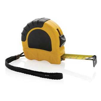 XD Collection 5m/19mm Maßband aus RCS recyceltem Kunststoff Gelb/schwarz