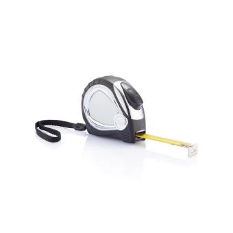XD Collection Chrome plated auto stop tape measure Black