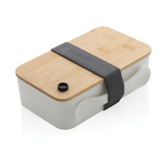 XD Collection RCS RPP lunchbox with bamboo lid White