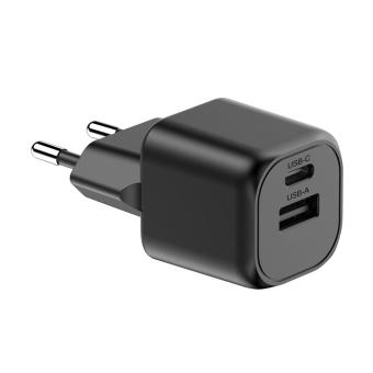 Urban Vitamin Monterey RCS recycled plastic 20W GAN charger Black