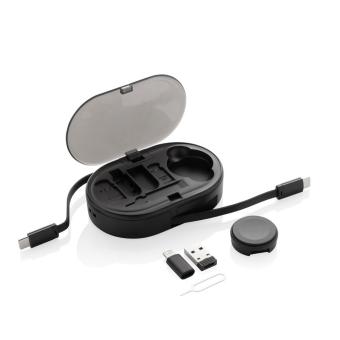 XD Collection Chargevix RCS rplastic Multi-functional 60W charging set Black