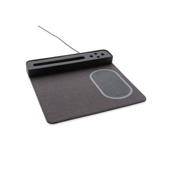 XD Xclusive Air mousepad with 5W wireless charging and USB Black