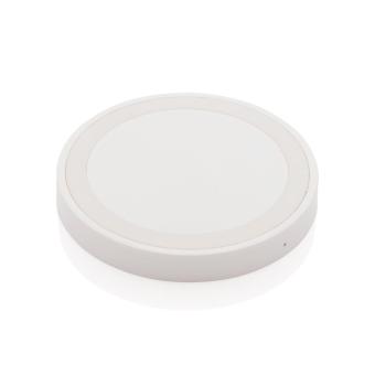XD Collection Runder 5W Wireless-Charger Weiß