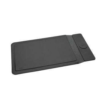 Swiss Peak 15W magnetic charging laptop sleeve 14-15,6" Black