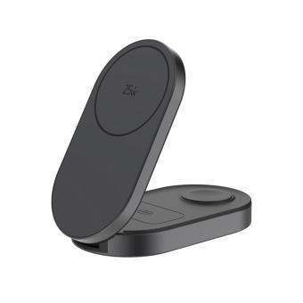 XD Xclusive Quantum Ultra-Fast 3-in-1 25W faltbarer Wireless Charger Grau/schwarz