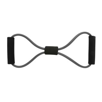 XD Collection Fitness 8 shape exercise band in pouch Black/gray