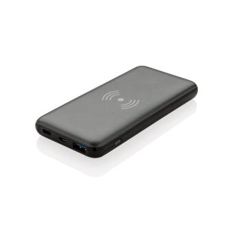 XD Collection 10.000 mAh FastCharging 10W Wireless Powerbank mit PD Grau