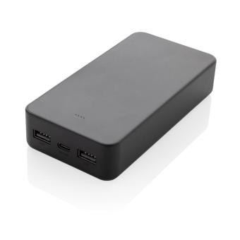 XD Collection Boostcore RCS recycled plastic powerbank 20.000mAh USB C Black