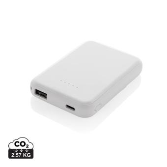 XD Collection Stellar RCS recycled plastic 5000 mah 5W magnetic powerbank 