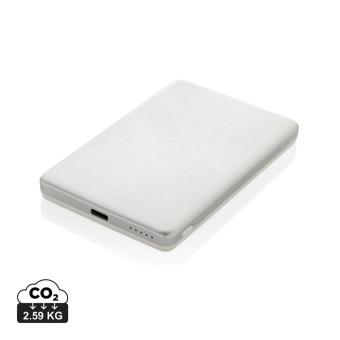 XD Collection Orion RCS recycled aluminium 5000 mah 5W magnetic powerbank 