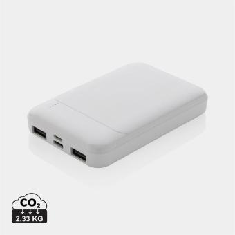 XD Collection RCS recycled plastic 5.000 mAh powerbank 