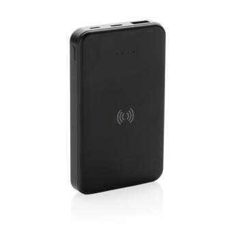 XD Collection RCS recycled plastic 5.000 mAh 5W wireless powerbank Black