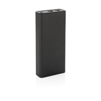 XD Xclusive Terra 20.000mAh 20W Powerbank aus RCS recyceltem Aluminium Grau