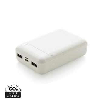 XD Collection RCS standard recycled plastic 10.000 mAh powerbank 