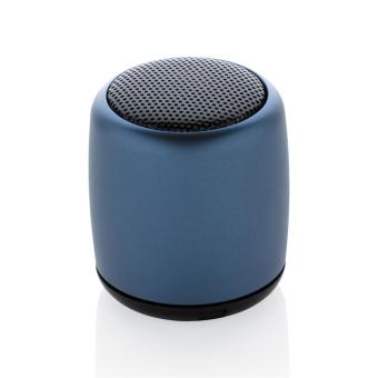 XD Collection Kabelloser Mini-Lautsprecher aus Aluminium Blau