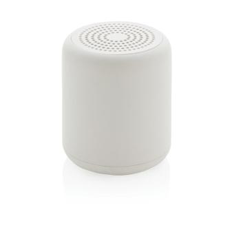 XD Collection 5W Wireless Speaker aus RCS recyceltem Kunststoff Weiß