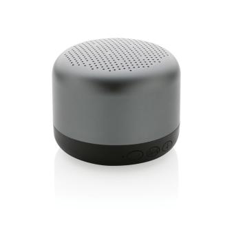 XD Xclusive Terra RCS recycled aluminium 5W wireless speaker Convoy grey