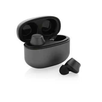 XD Xclusive Terra Wireless-Ohrhörer aus RCS recyceltem Aluminium Grau
