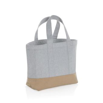 XD Collection Impact Aware™ 285g/m² ungefärbte rCanvas-Kühltasche Grau