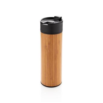 XD Xclusive Bogota vacuum bamboo coffee mug Brown