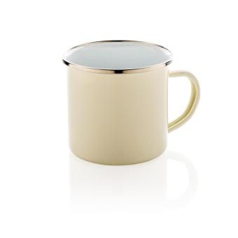 XD Collection Vintage enamel mug White