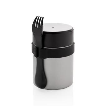 XD Xclusive Bogota food flask with ceramic coating Silver/black