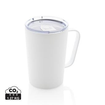 XD Collection RCS Recycled stainless steel modern vacuum mug with lid 