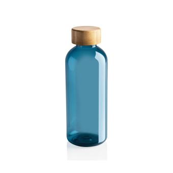 XD Collection RCS RPET bottle with bamboo lid Aztec blue