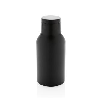 XD Collection RCS Recycled stainless steel compact bottle Black