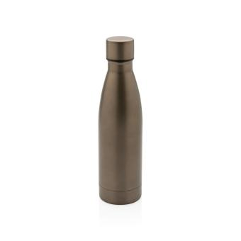 XD Collection RCS recycelte Stainless Steel Solid Vakuum-Flasche Braun