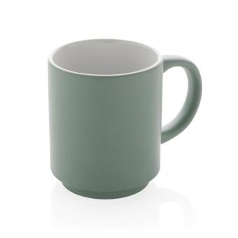 XD Collection Ceramic stackable mug Green